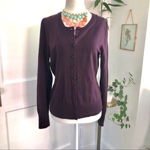 Banana Republic Purple Cardigan